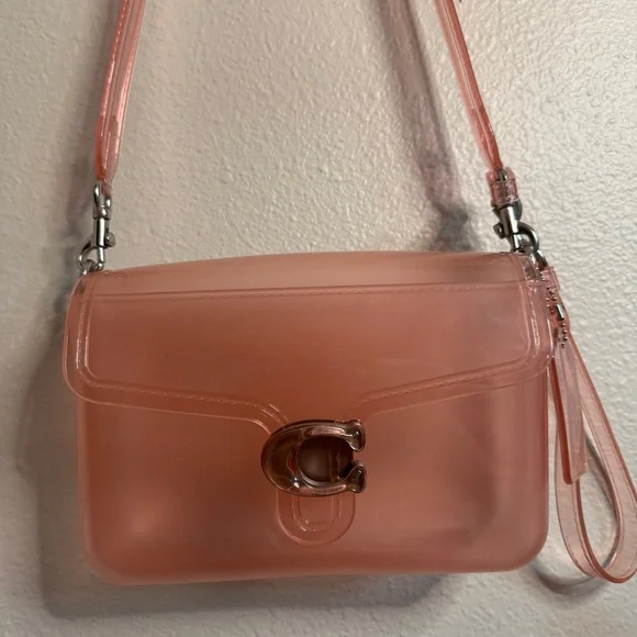 Coach Jelly Tabby Bag in Flower Pink/Silver